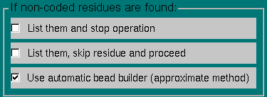 Non-coded Residues